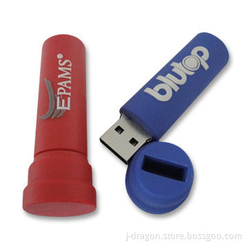 USB Flash Memory in Customized PVC Housing, with 512MB to 16GB Storage, Suitable for Promotions